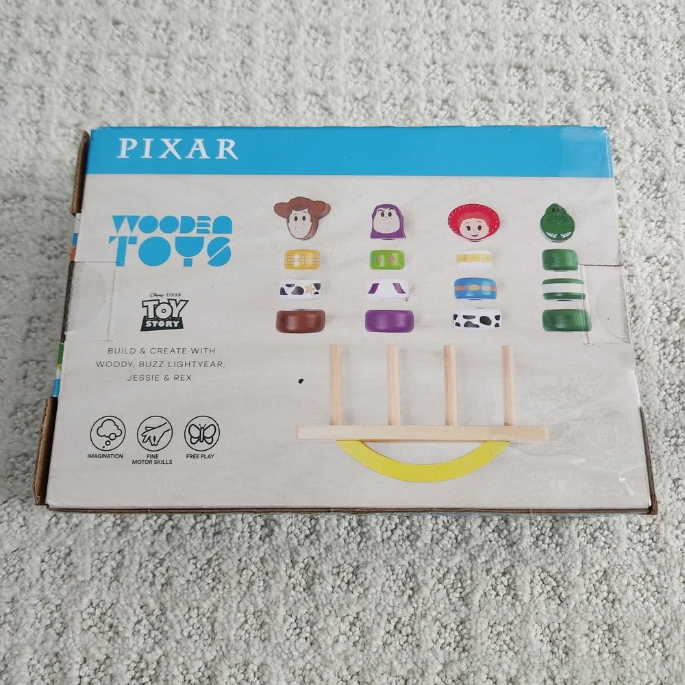 Disney Pixar Toy Story Wooden Balance Blocks Stacking Toy‎ replacement pieces